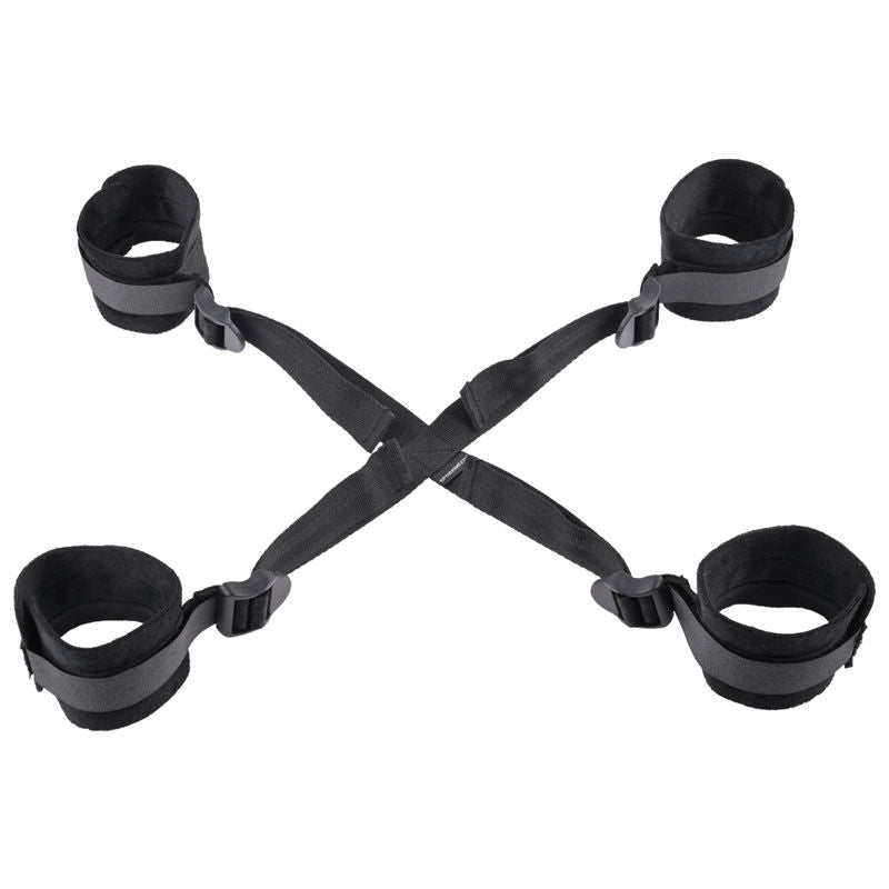 Sex & mischief - bedroom bondage - hog tie - Product top view  | Flirtybay.com.au